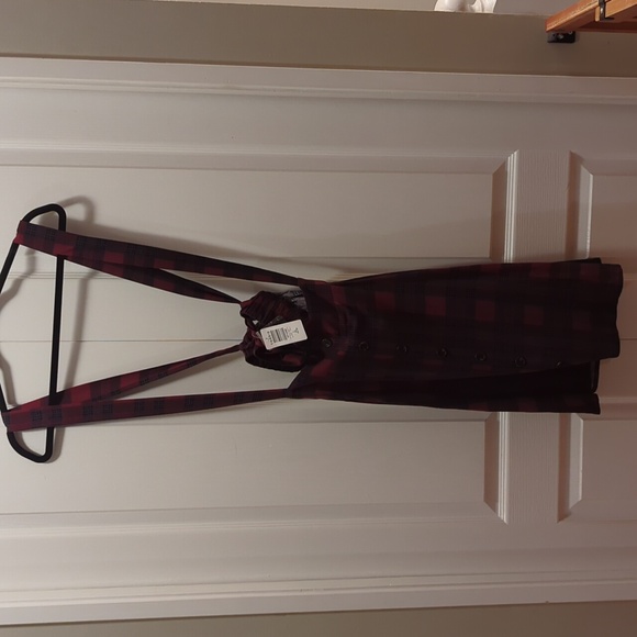 Torrid Mini Challis Skirtall - Red - Sz 2 - Picture 3 of 5